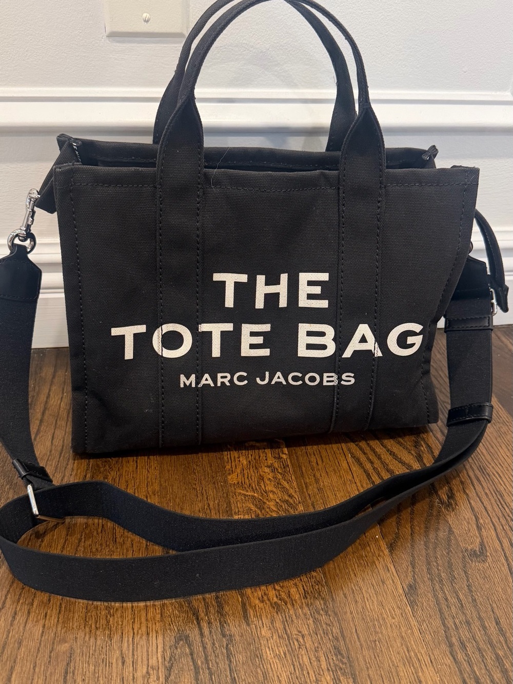 Marc Jacobs The Tote Bag - Black Canvas Tote